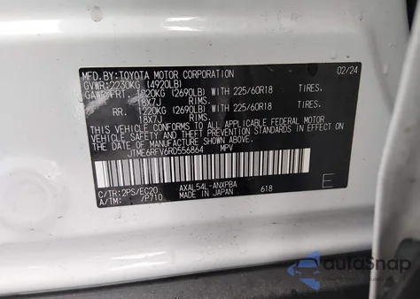 2024 Toyota Rav4 Hybrid Xse z USA, uszkodzony, nr VIN JTME6RFV6RD556864
